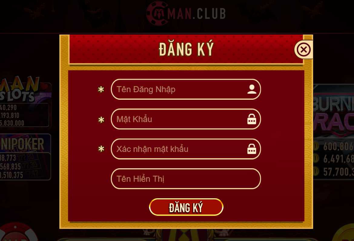 Manclub - Thiên Đường Giải Trí Cá Cược Đê Mê 2025 3 Hướng dẫn tham gia đăng ký thành viên Manclub