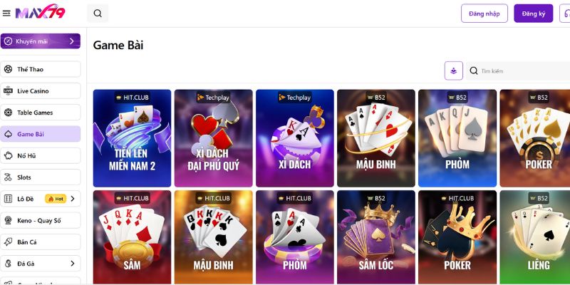MAX79 - Nhà Cái Hàng Đầu - Cược Nhanh, Thưởng Lớn Mỗi Ngày 2 Những sảnh game siêu hấp dẫn trên nền tảng MAX79