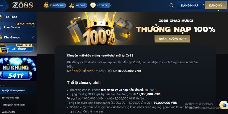 Khuyến Mãi Nạp Đầu - Sự Kiện Ưu Đãi Dành Riêng Cho Tân Thủ 1 Thông tin chung về khuyến mãi nạp đầu cho tân thủ